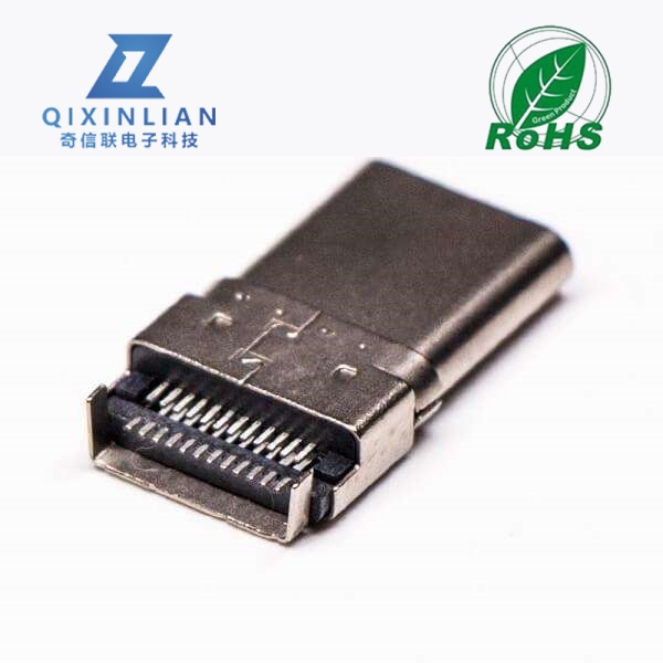 usb type c端口沉板式公頭貼板接PCB板